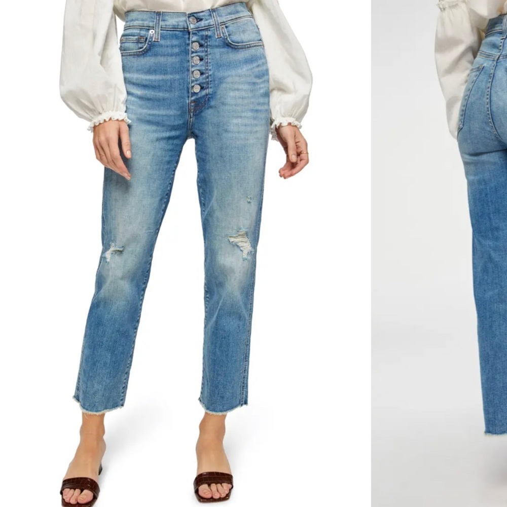 Seven for all mankind straight leg jeans